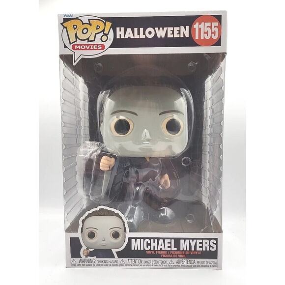 FUNKO POP! MOVIES HALLOWEEN: MICHAEL MYERS #1155 (10 INCH  Funko Pop! Movies Halloween Large 10\